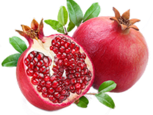 Fresh Pomegranateand Half Cut PNG