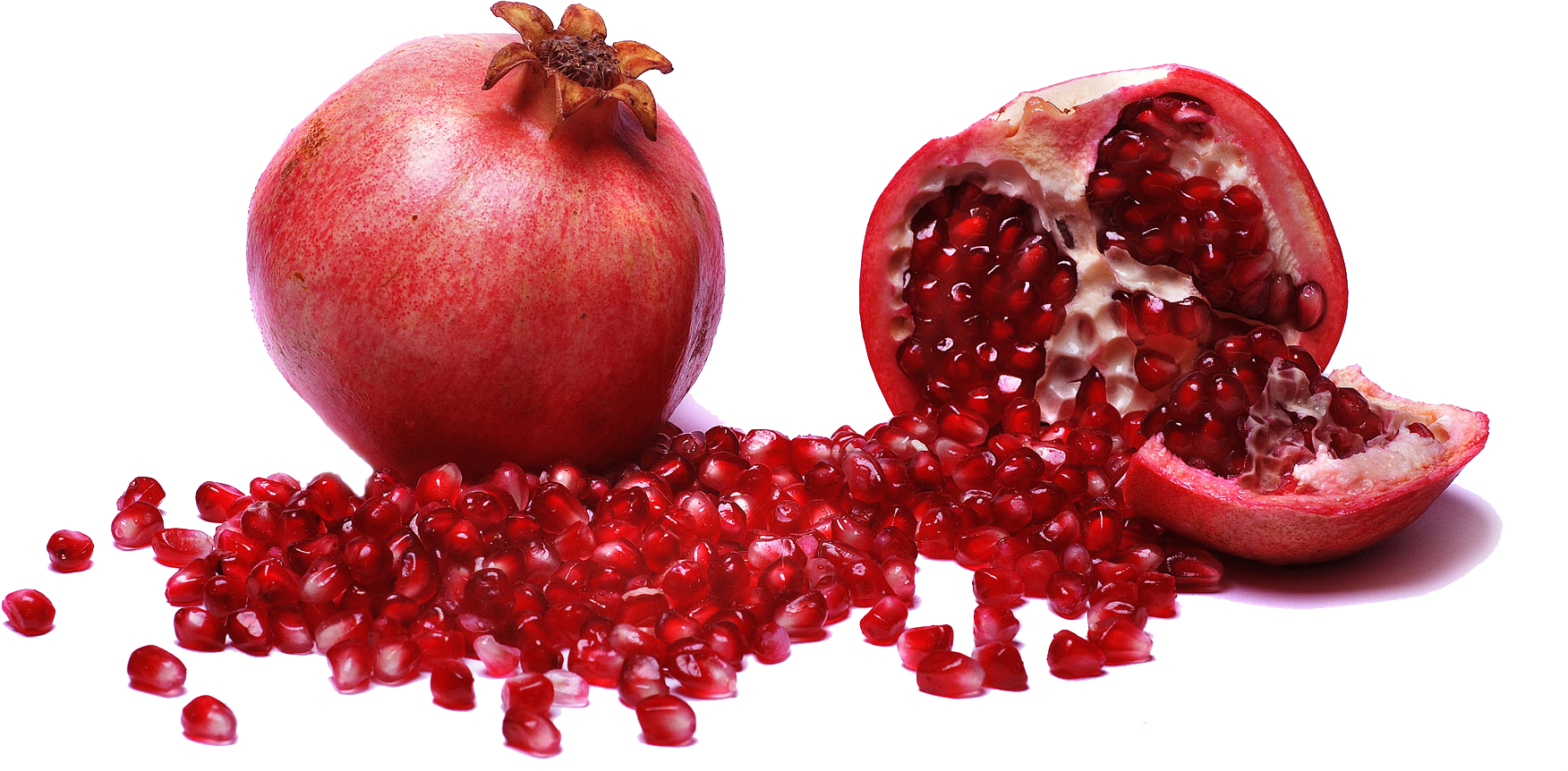 Fresh Pomegranateand Seeds.png PNG