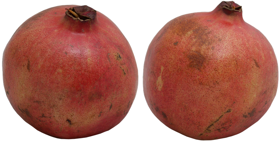 Fresh Pomegranates Sideby Side PNG