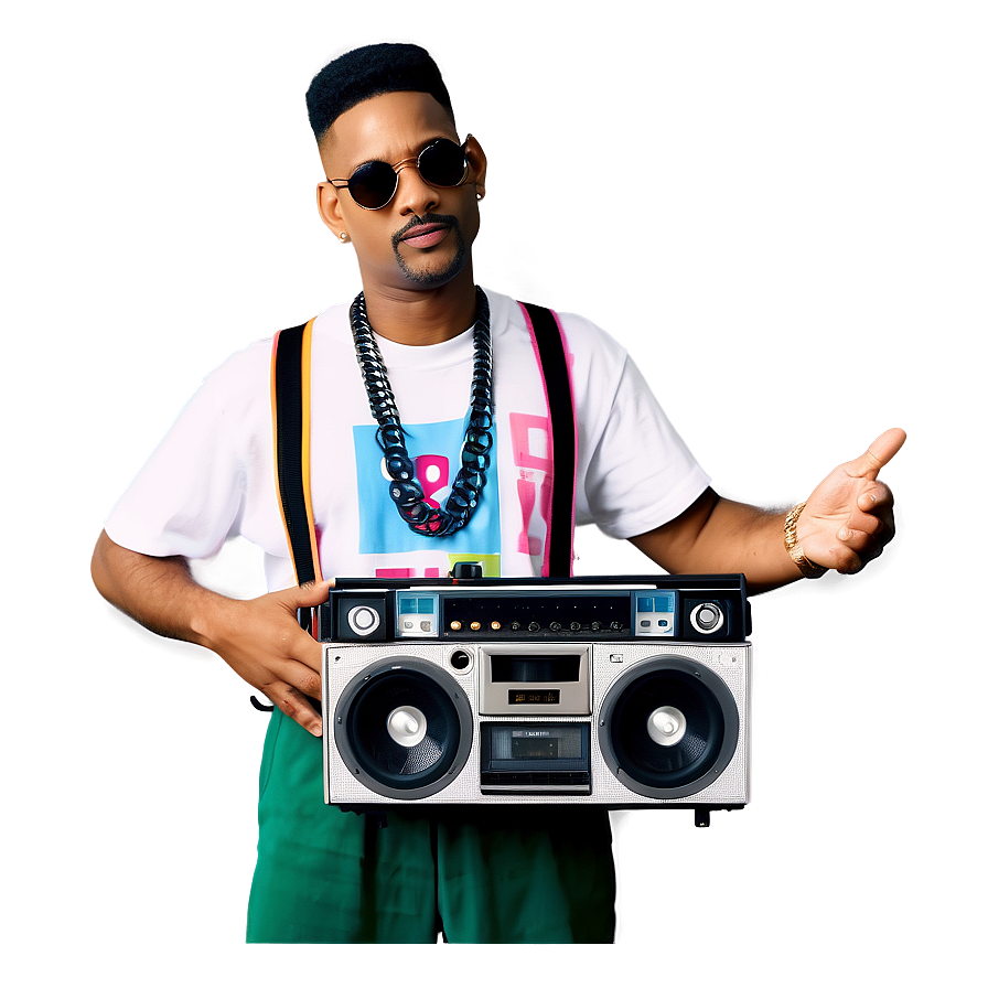 Fresh Prince Of Bel Air Boombox Png 06252024 PNG