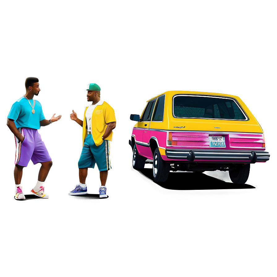 Fresh Prince Of Bel Air Car Png 06252024 PNG