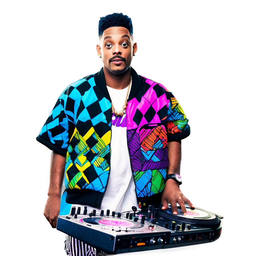 Fresh Prince Of Bel Air Dj Set Png 06252024 PNG