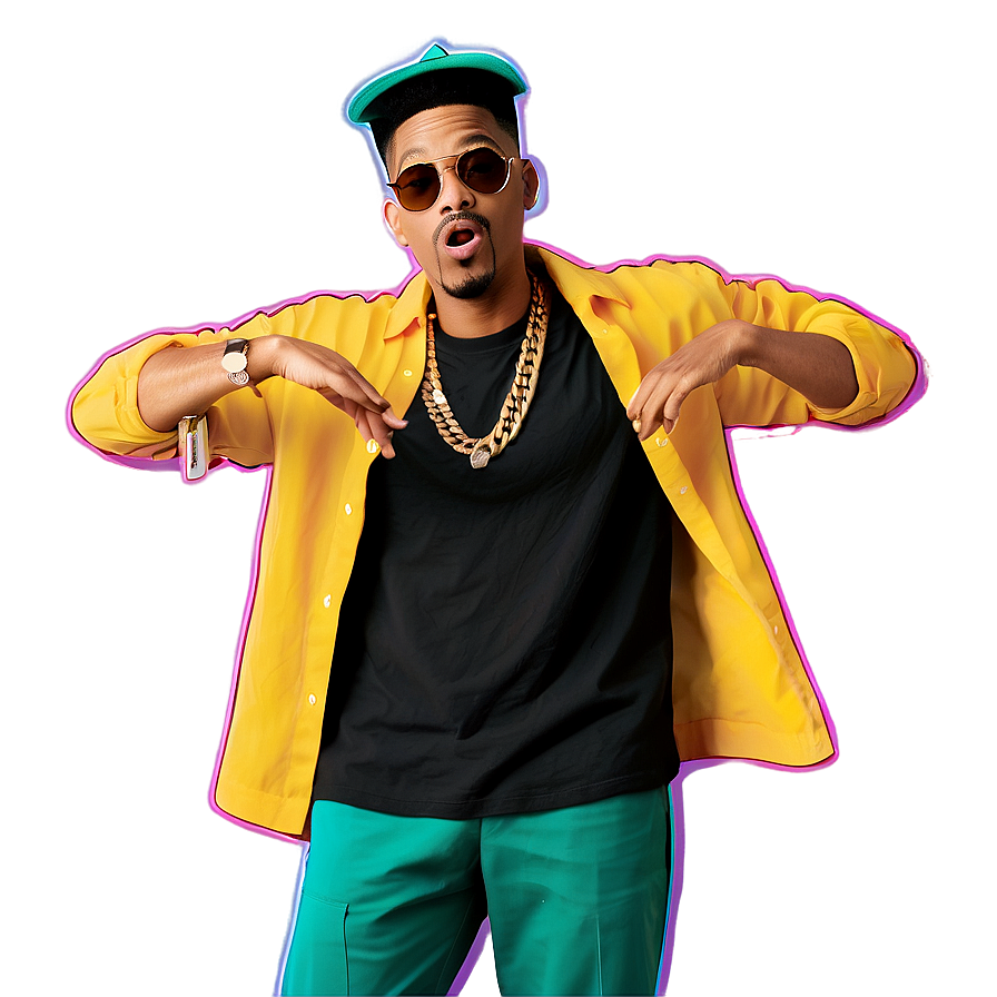 Fresh Prince Vintage Tee Design Png 8 PNG