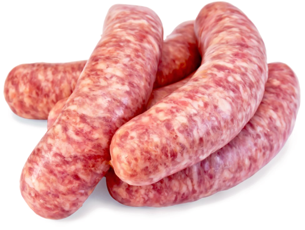 Fresh Raw Sausage Links PNG