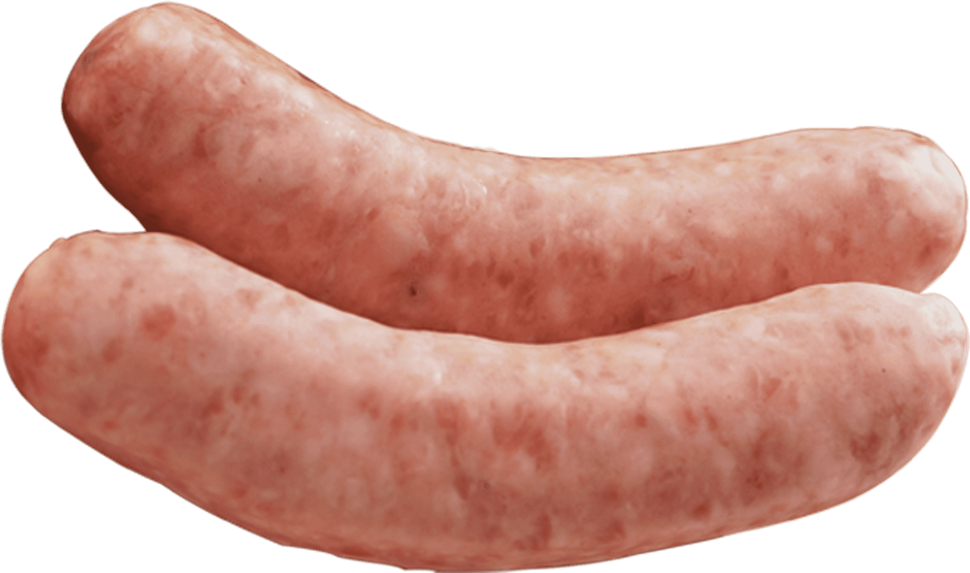 Fresh Raw Sausages Isolated PNG