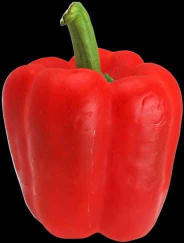 Fresh Red Bell Pepper Isolated PNG