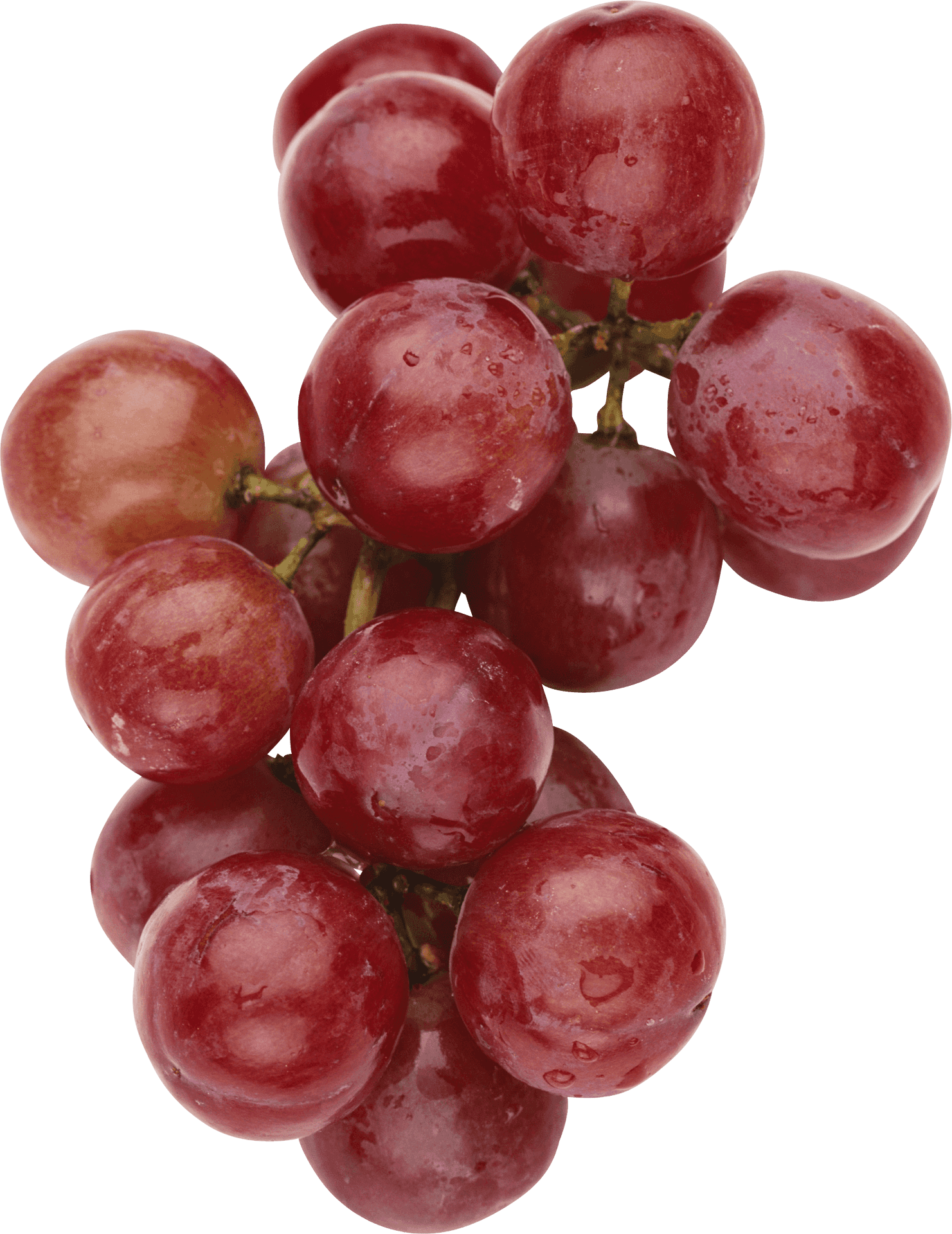 Download Fresh Red Grapes Cluster.png