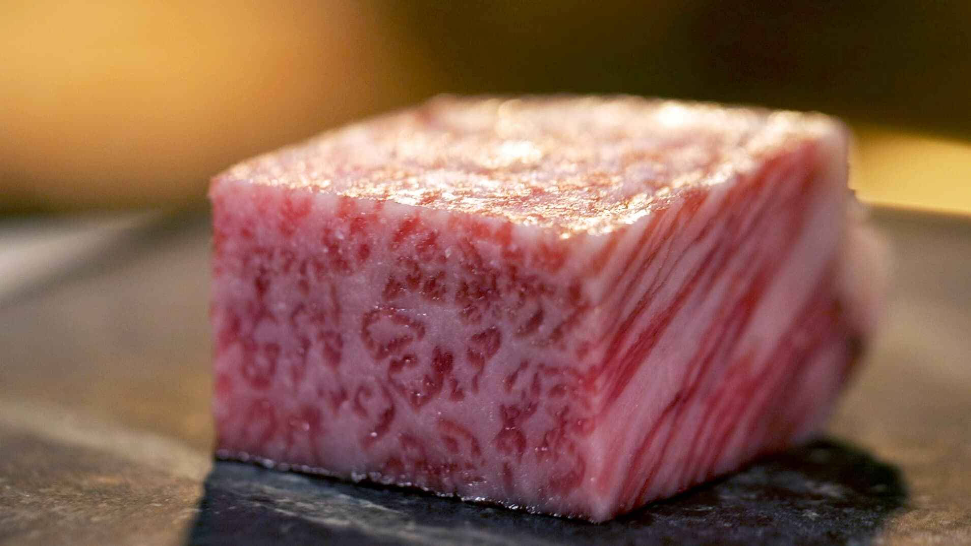 Bisteccadi Carne Di Manzo Kobe Di Alta Qualità Sfondo