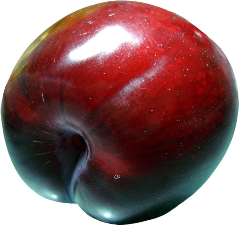 Fresh Red Plum Fruit PNG