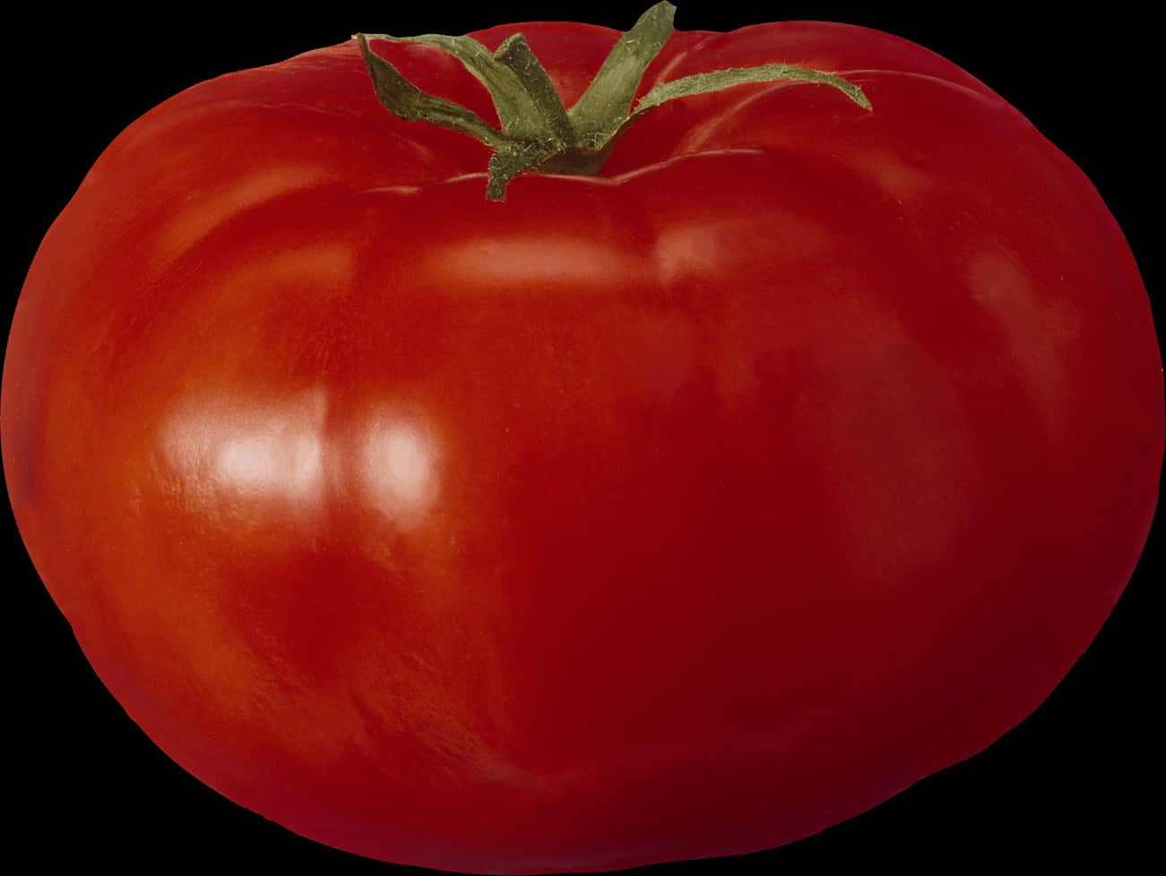 Fresh Red Tomato Black Background.jpg PNG