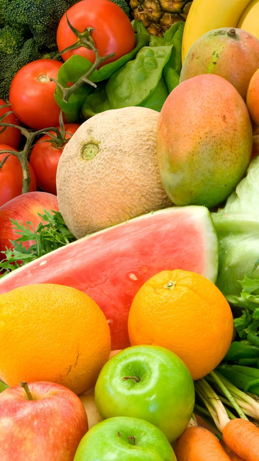 Download Fresh Ripe Fruits And Vegetables Wallpaper 
