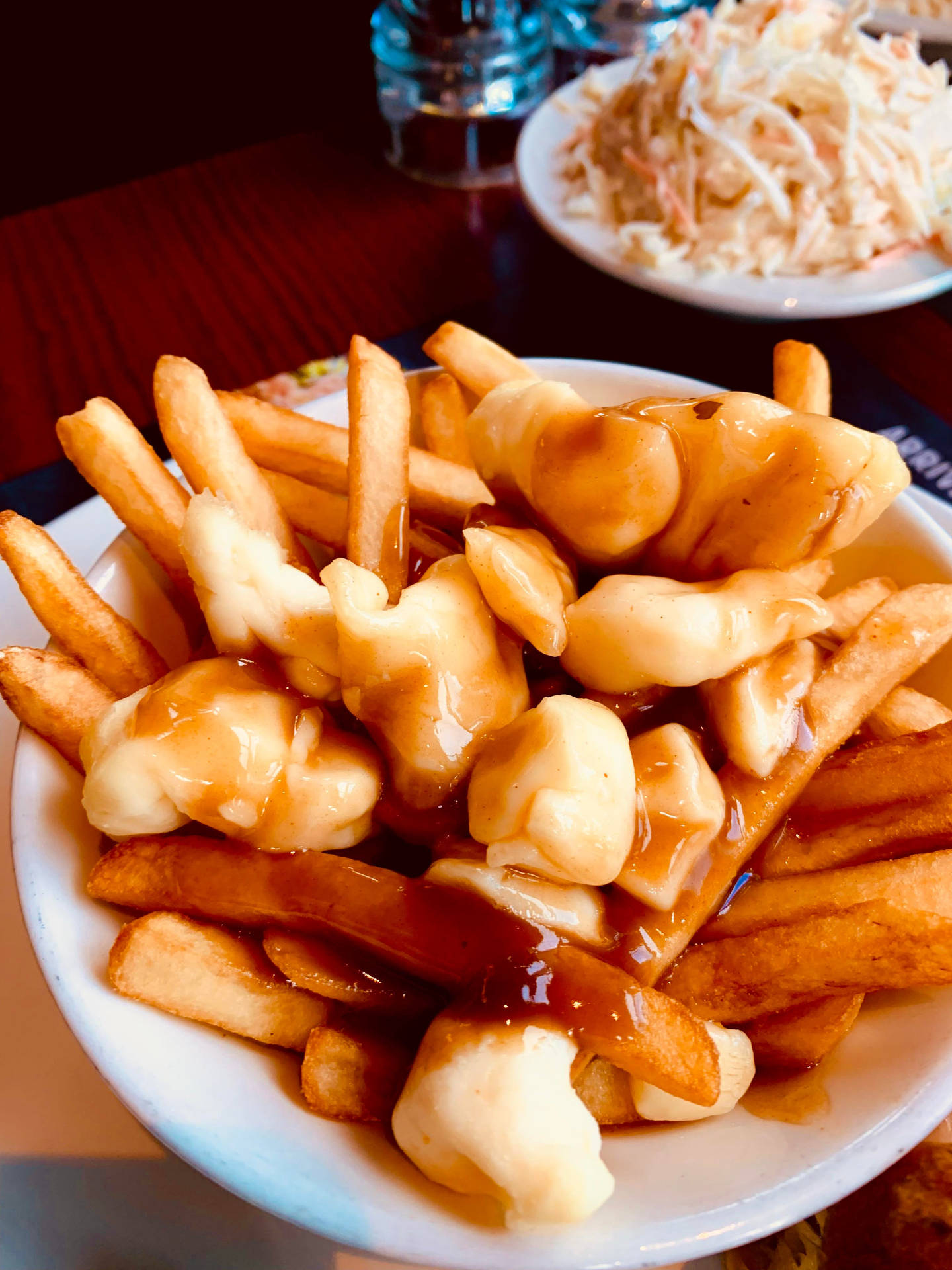 A fresh serving of authentic Canadian Poutine Wallpaper