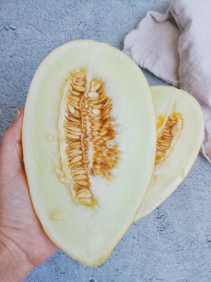 Detoxifying Vibrant Canary Melon Slices Wallpaper
