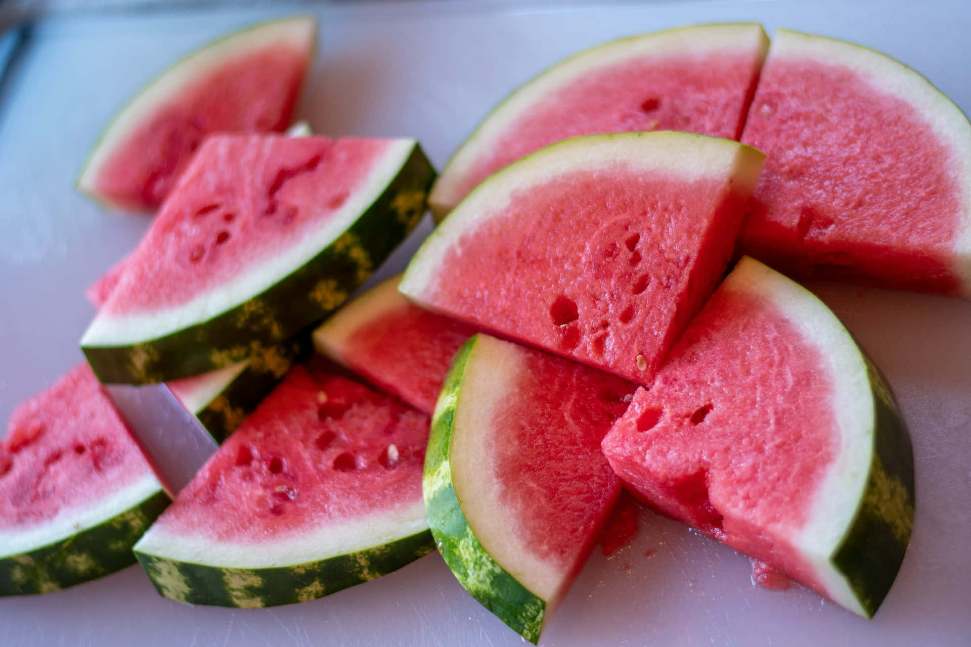 Fresh Sliced Watermelon Summer Treat Wallpaper