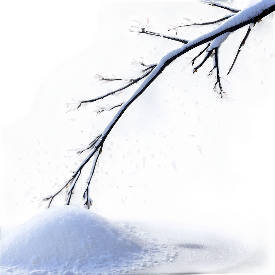 Fresh Snowfall Background Png 04292024 PNG