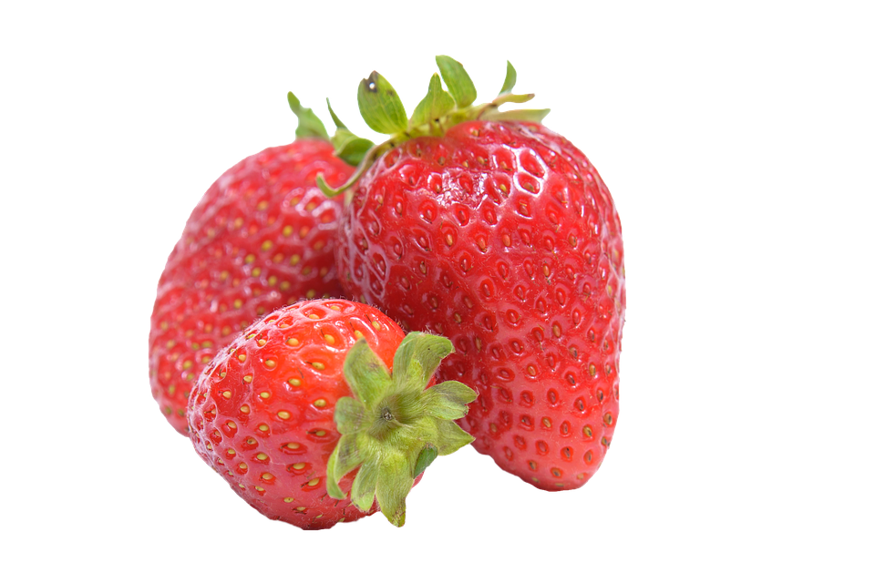 Fresh Strawberries Transparent Background PNG