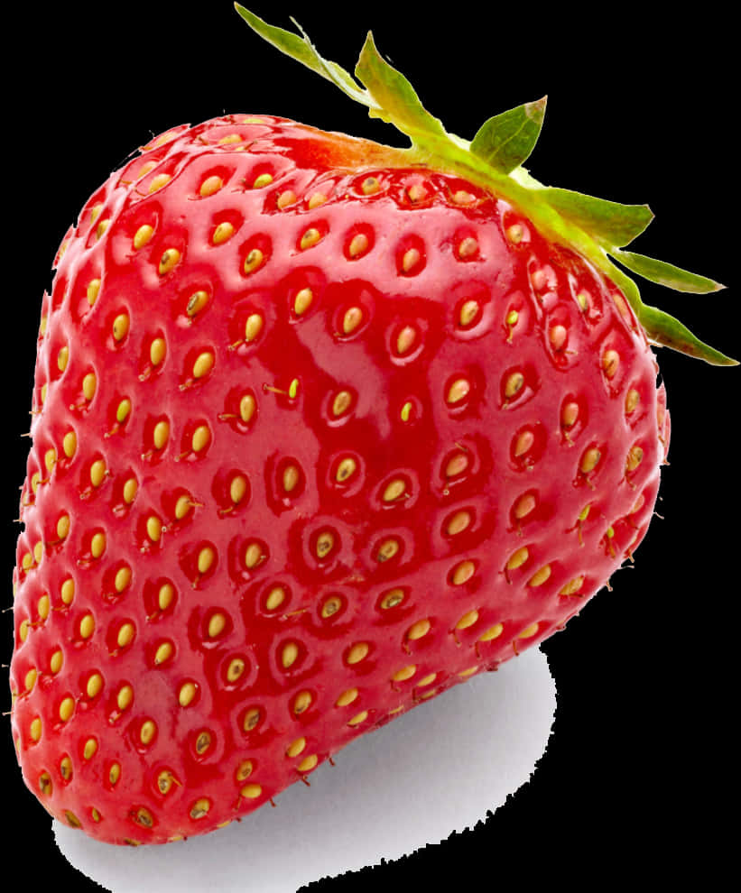 Fresh Strawberry Closeup PNG