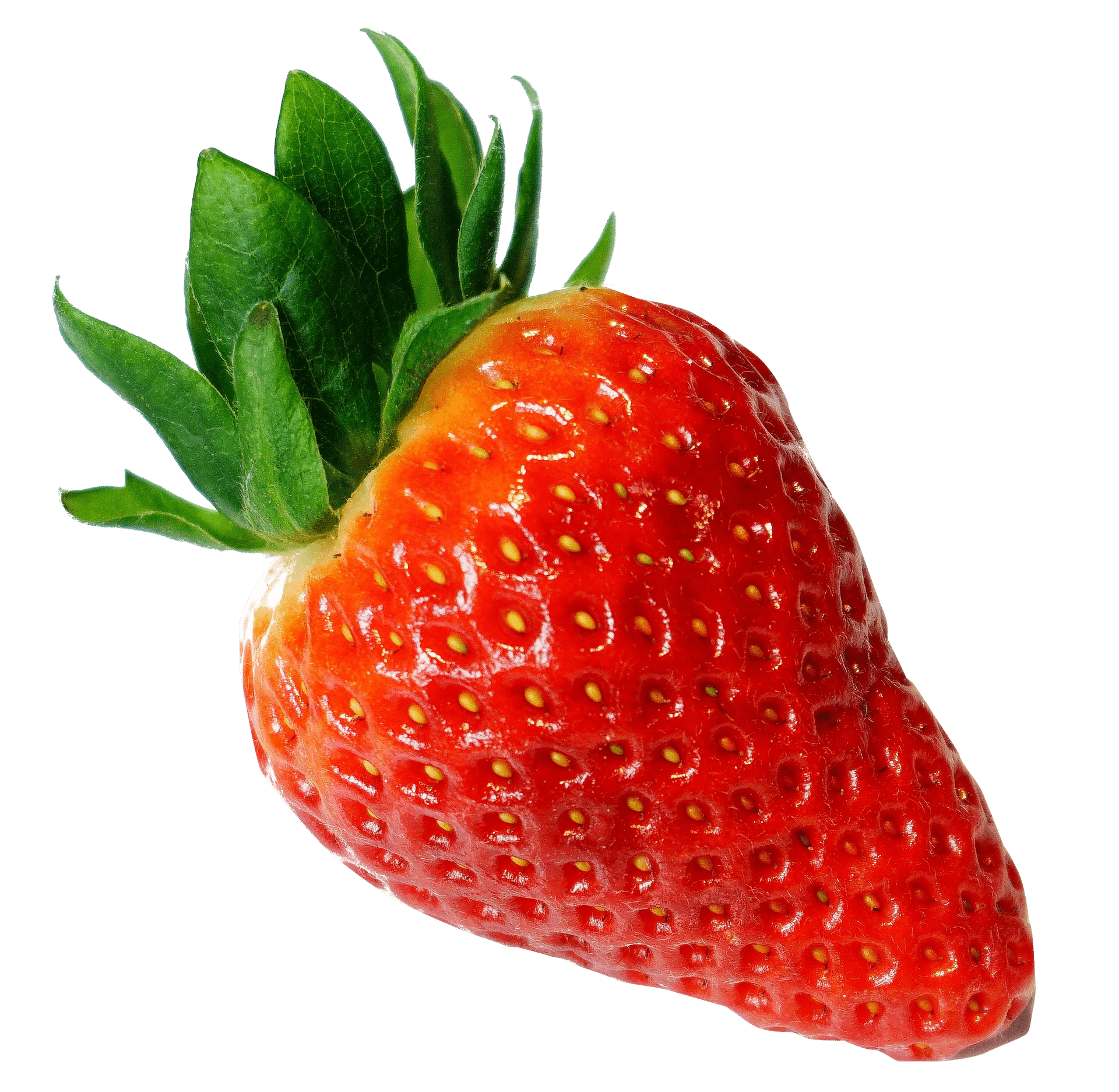 Fresh Strawberry Single Fruit PNG