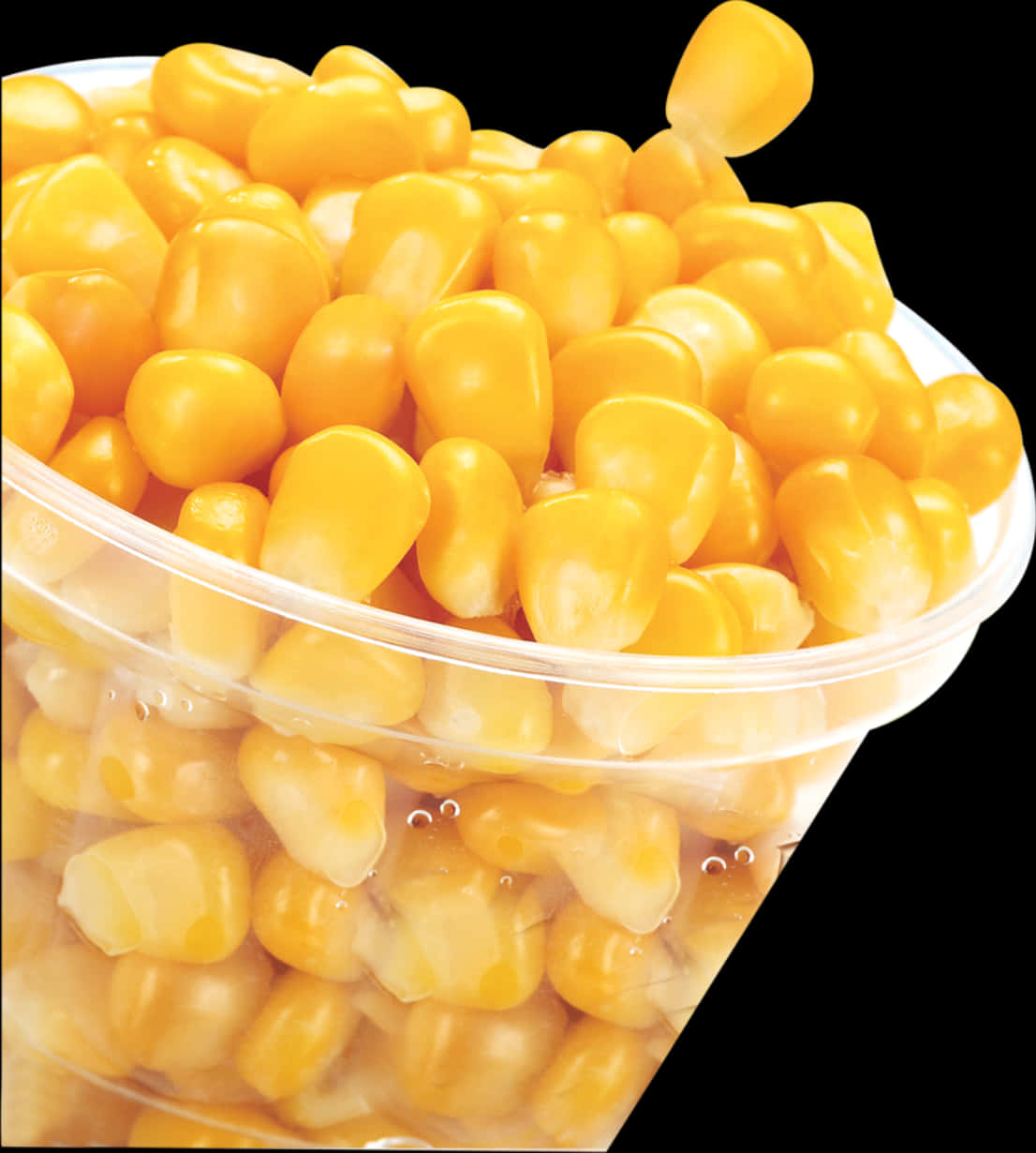 Fresh Sweet Corn Kernels Container PNG