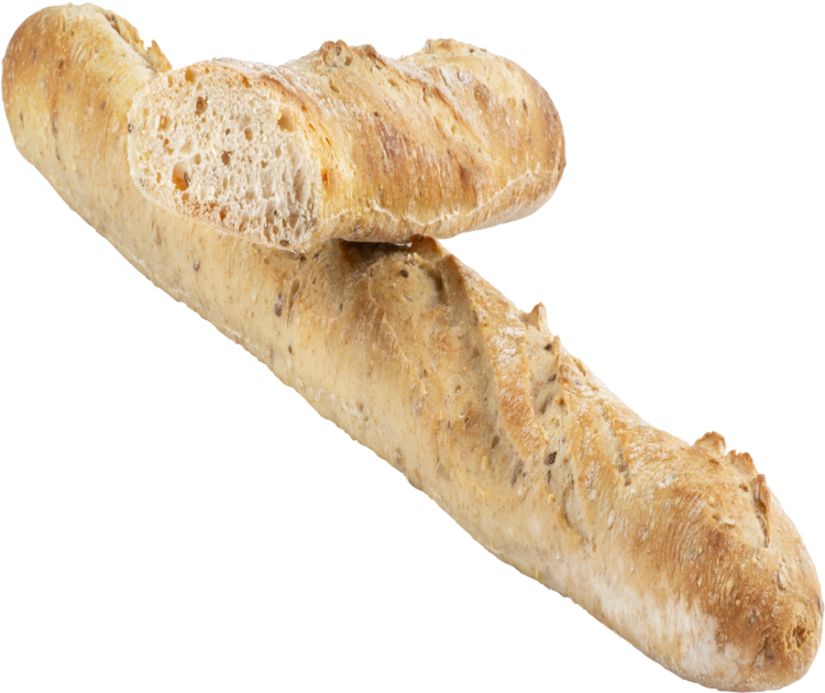 Fresh Traditional French Baguette PNG