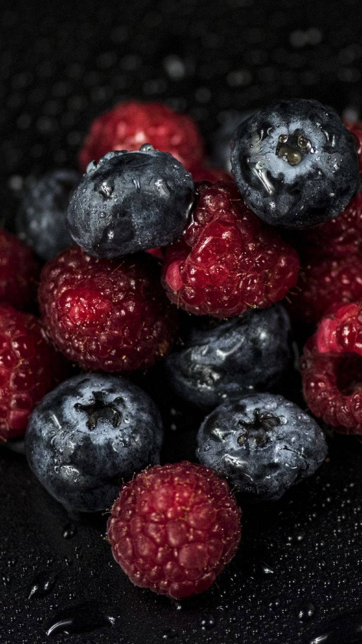 Fresh Types Of Berries Raspberries Wallpaper