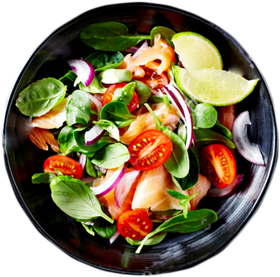 Fresh Vegetable Salad Bowl PNG