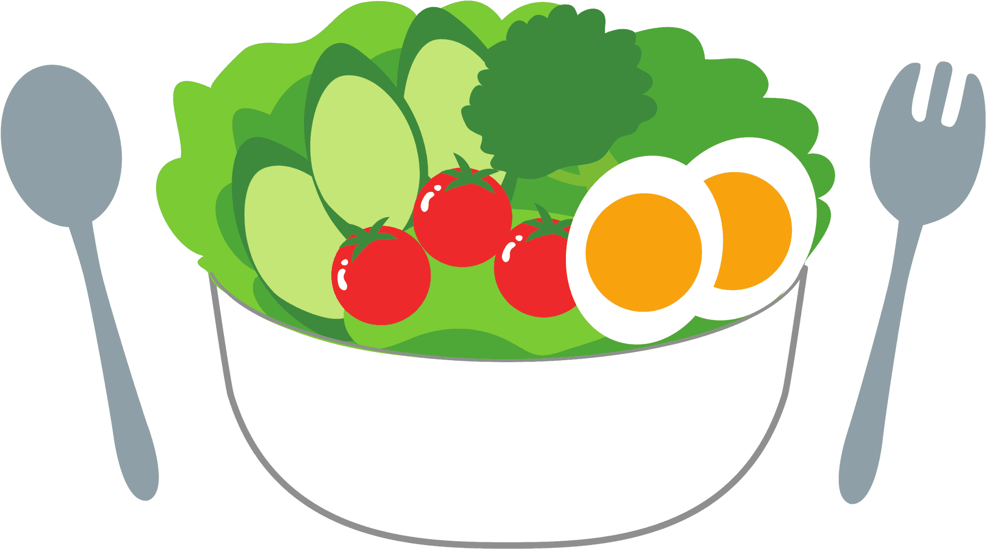 Fresh Vegetable Salad Bowl PNG