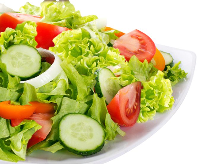 Fresh Vegetable Salad Plate.png PNG