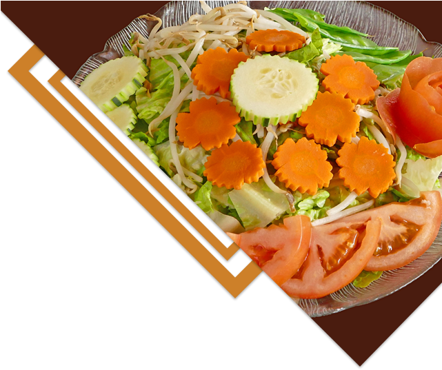 Fresh Vegetable Salad Plate PNG