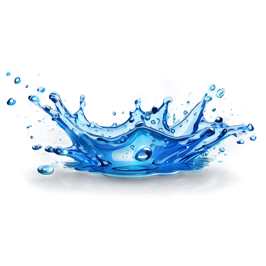 Fresh Water Splash Cartoon Png Xyx PNG