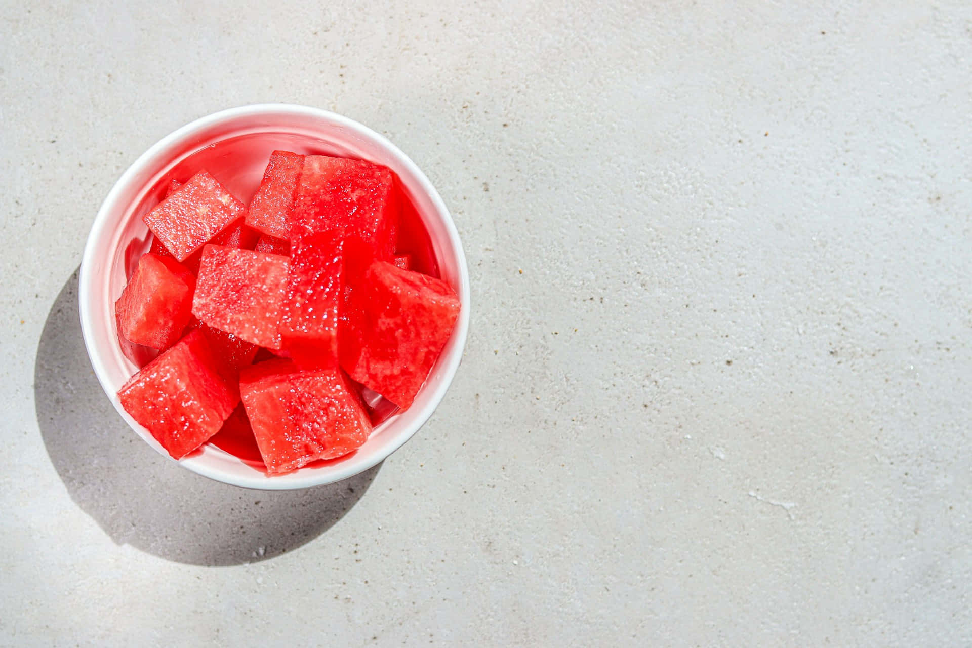 Fresh Watermelon Cubes Summer Treat Wallpaper