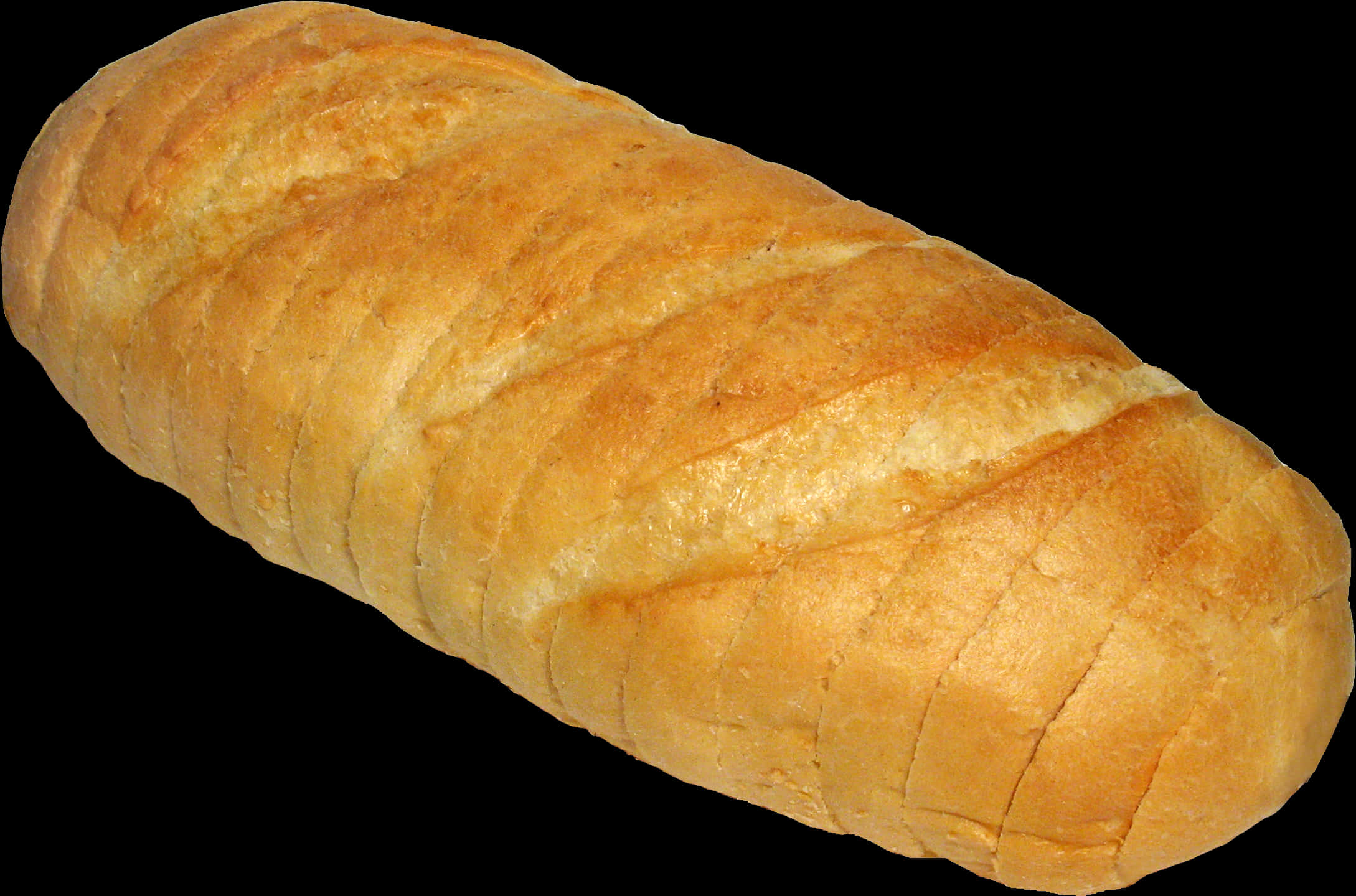 Fresh White Bread Loaf PNG