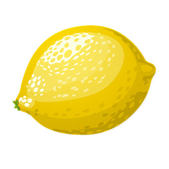 Fresh Yellow Lemon Illustration PNG
