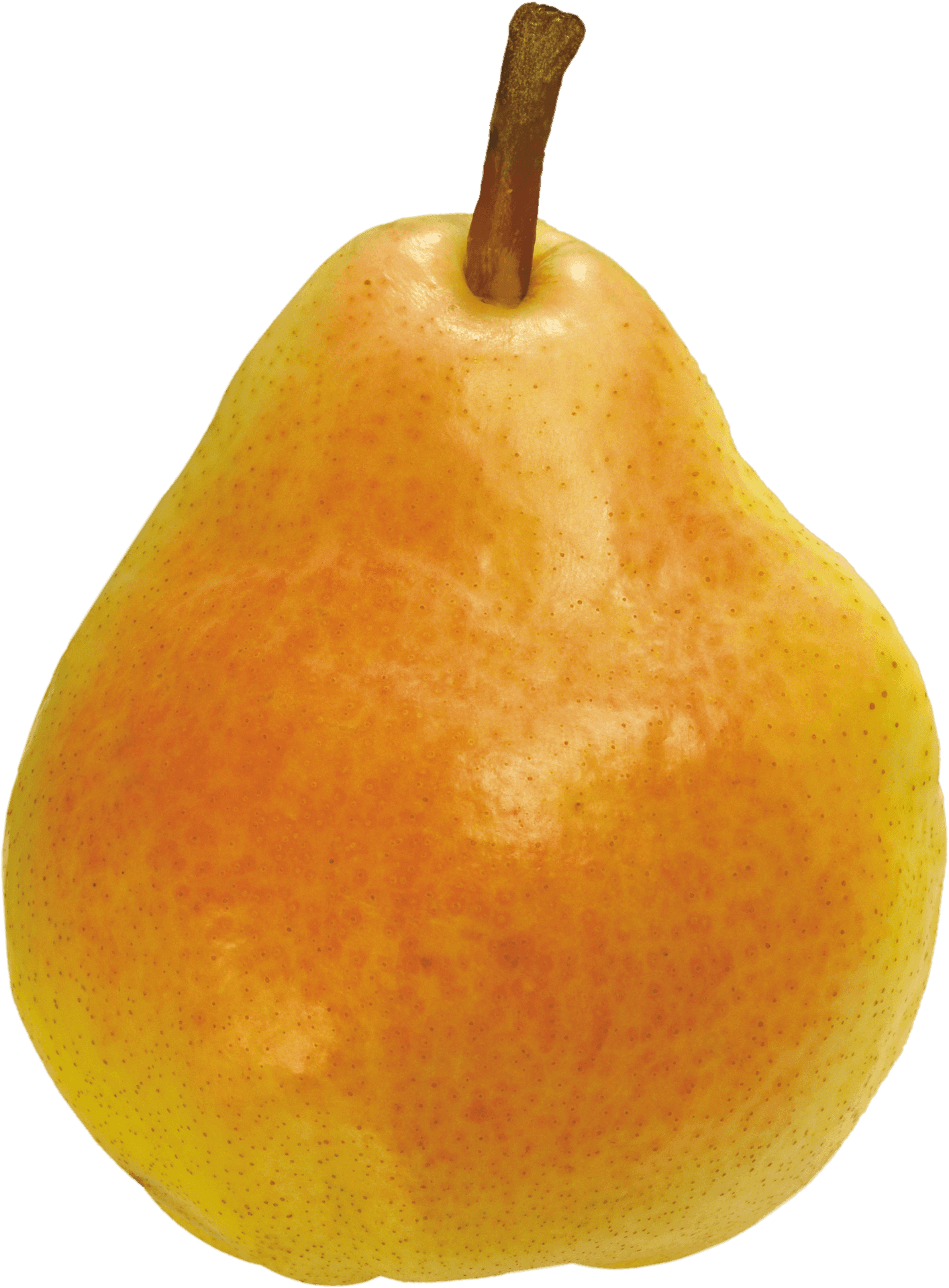 Fresh Yellow Pear Fruit Isolated PNG