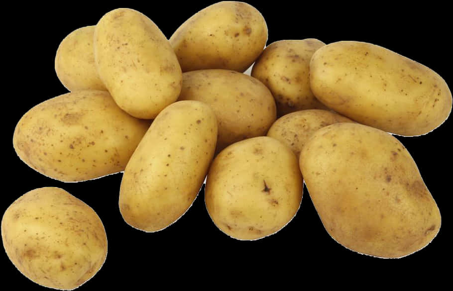 Fresh Yellow Potatoes Isolated PNG