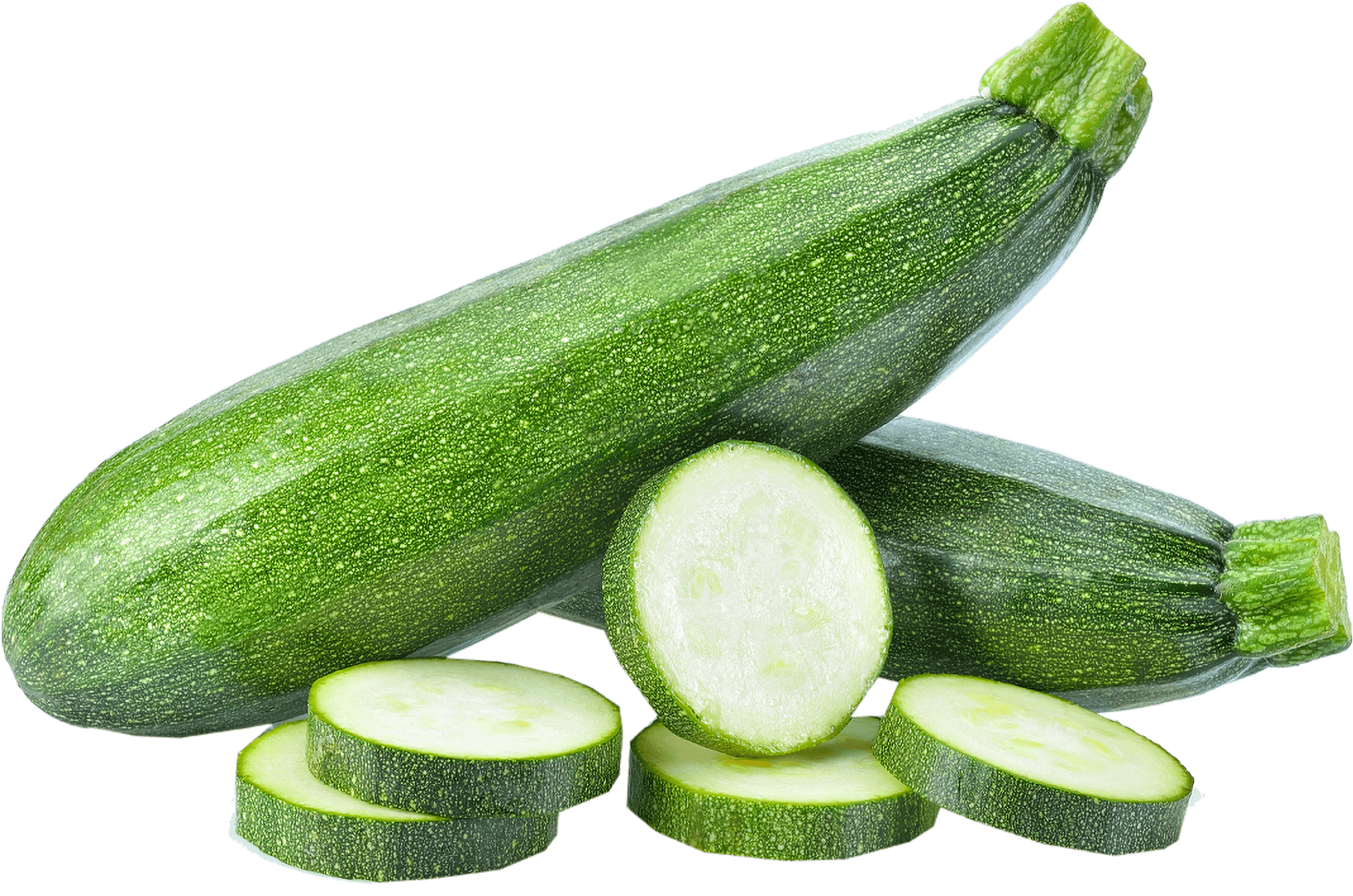 Fresh Zucchiniand Slices.png PNG