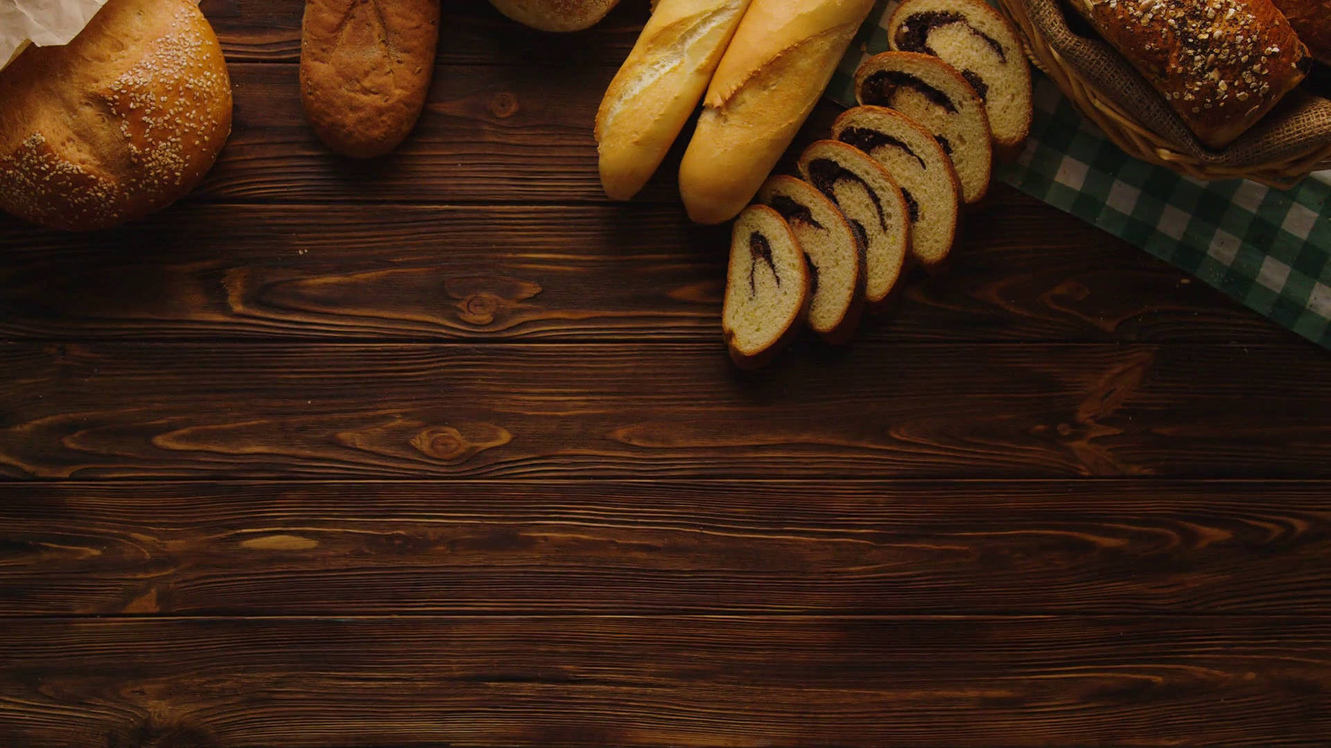 Freshly Baked Bread Loaves Wallpaper