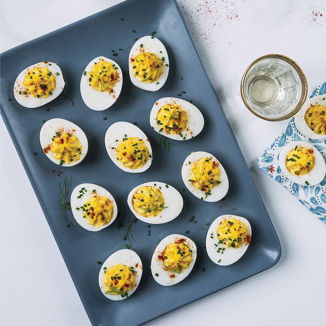 Freshly Cooked Deviled Eggs Wallpaper