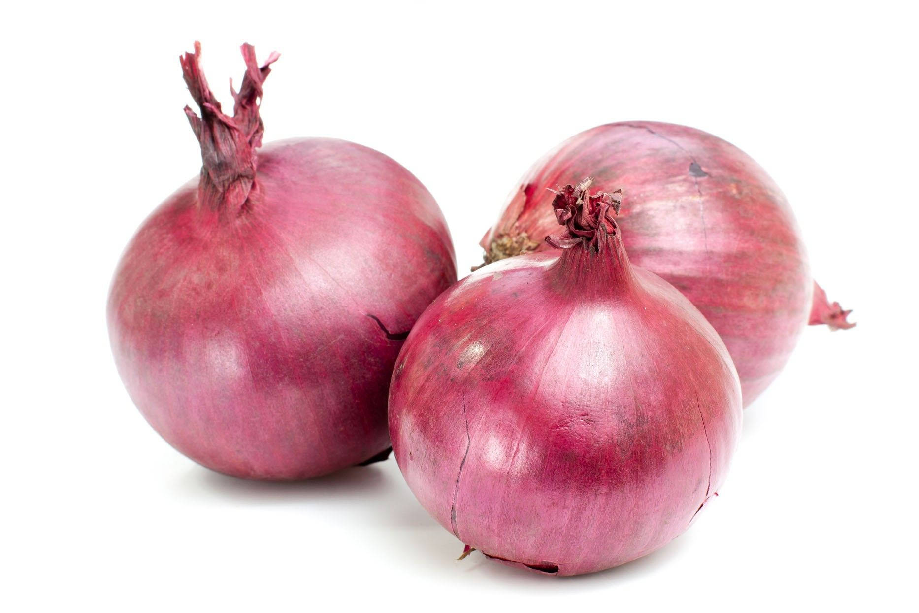 Freshly Harvested Onions Glossy Skins Wallpaper