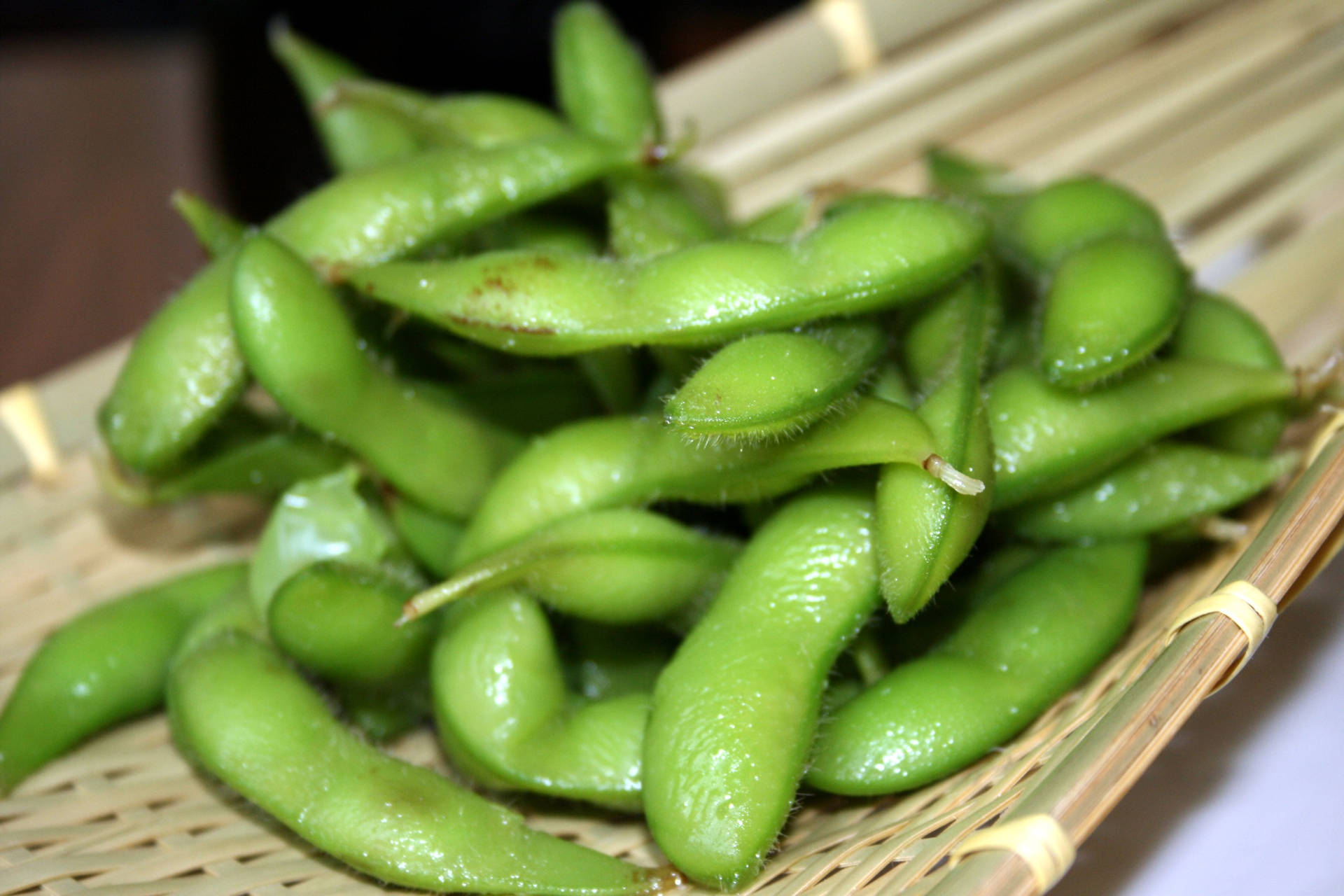 Freshly Picked Edamame Beans Picture