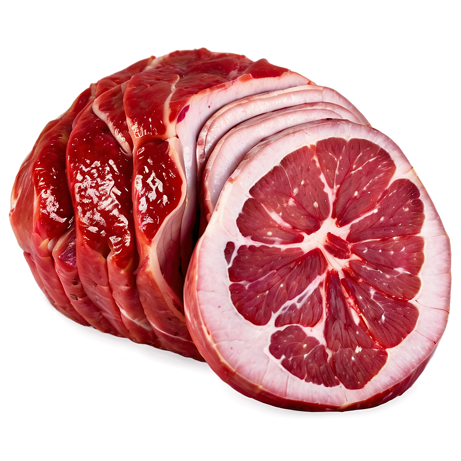 Freshly Sliced Meat Png Fsq54 PNG