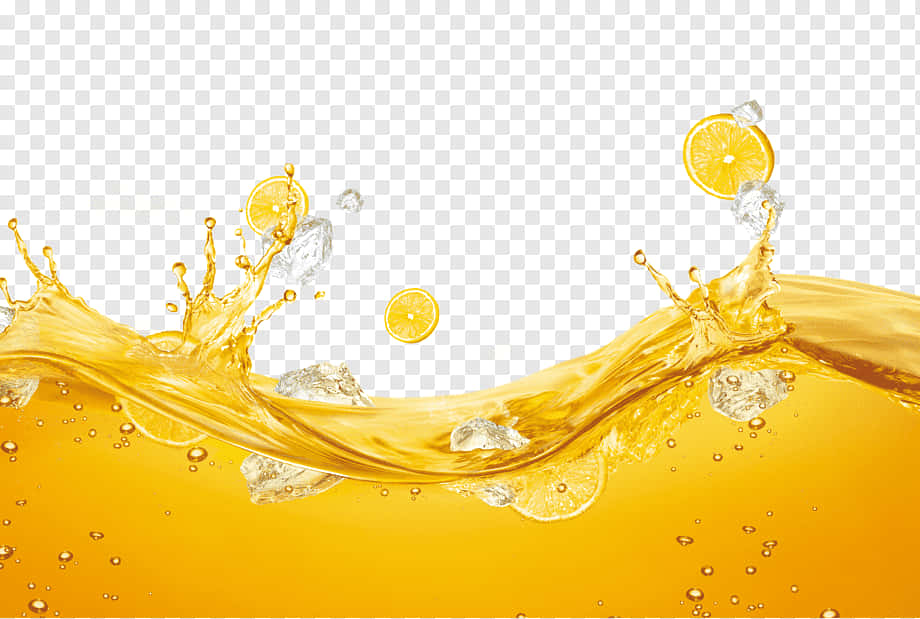 Freshly Squeezed Orange Juice In Glass Wallpaper