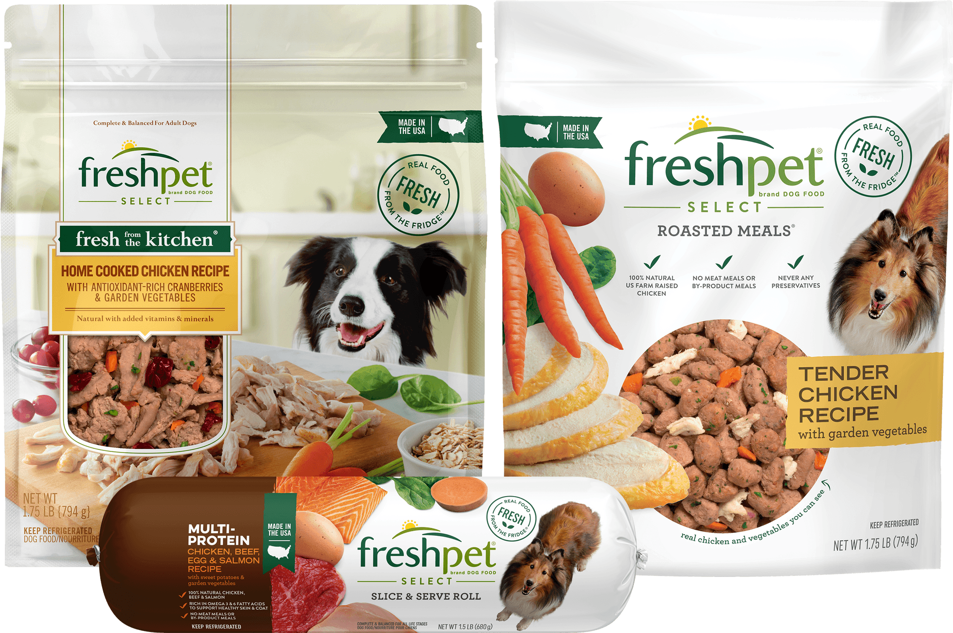 Freshpet Dog Food Selections PNG