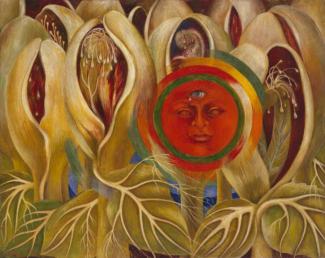 Unretrato De La Artista Mexicana Frida Kahlo. Fondo de pantalla