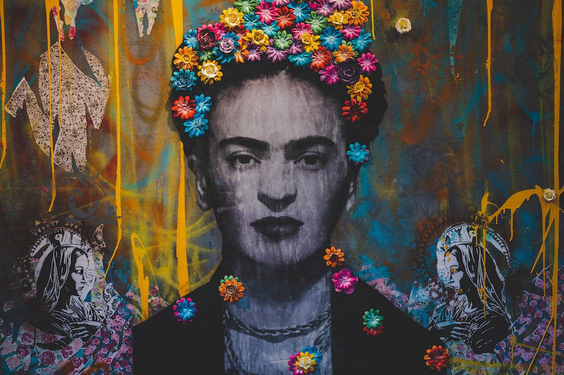 Frida Kahlo Famous Painting Background