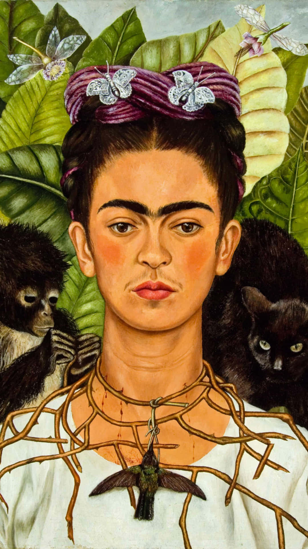 Retratode Frida Kahlo Fondo de pantalla