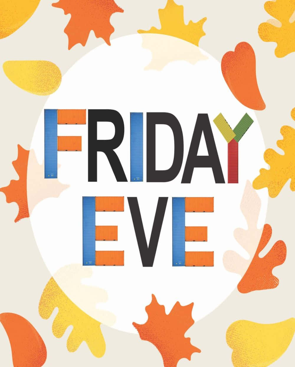 Friday Eve Autumn Leaves Graphic Wallpaper