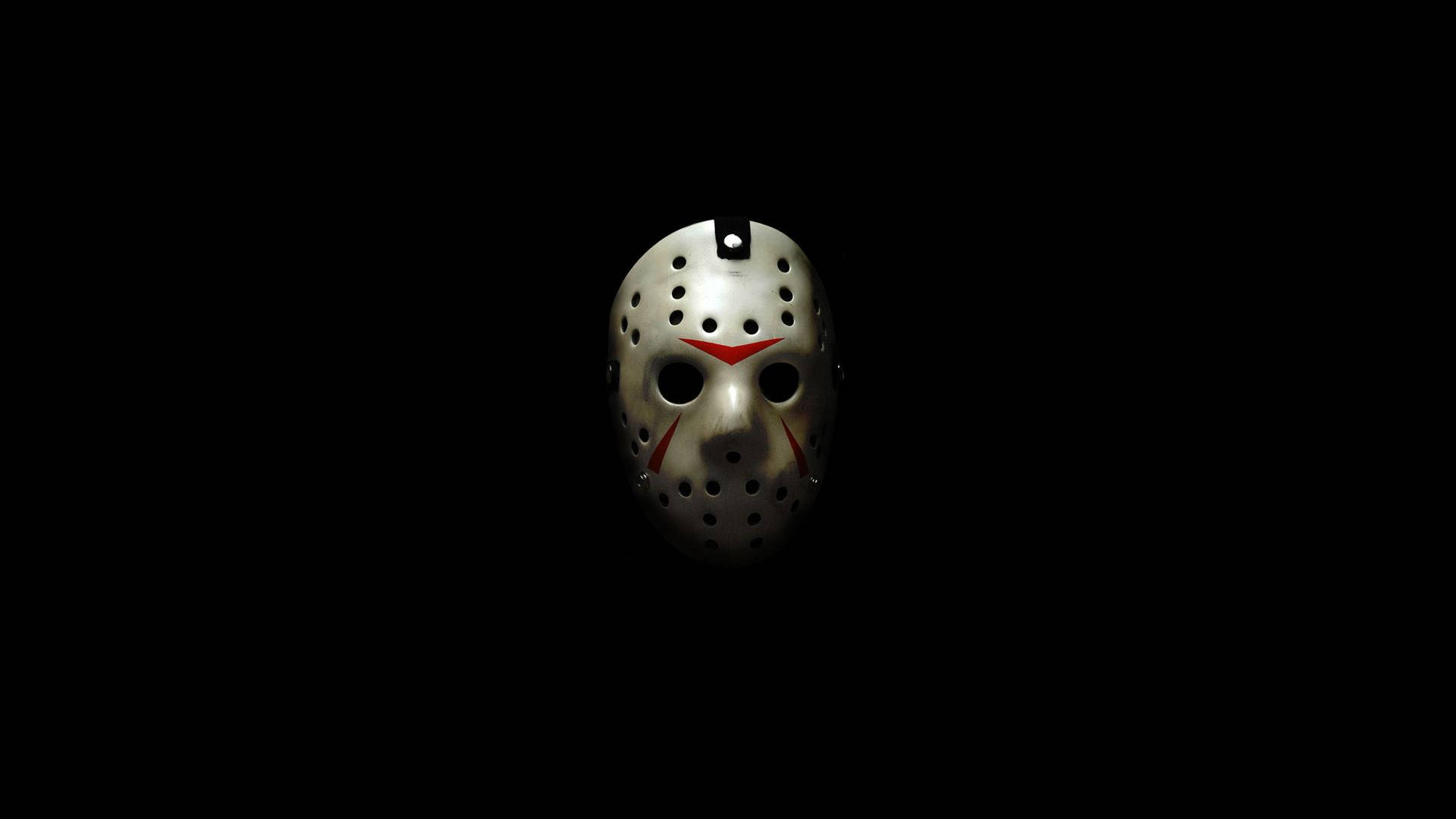 Friday The 13th White Hockey Mask Wallpaper