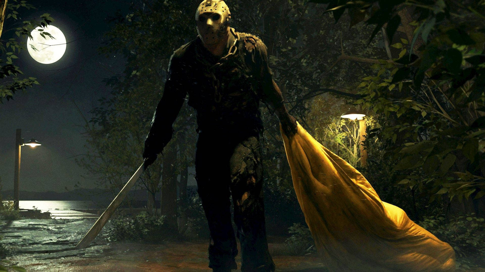 Friday The 13th Yellow Tent Wallpaper