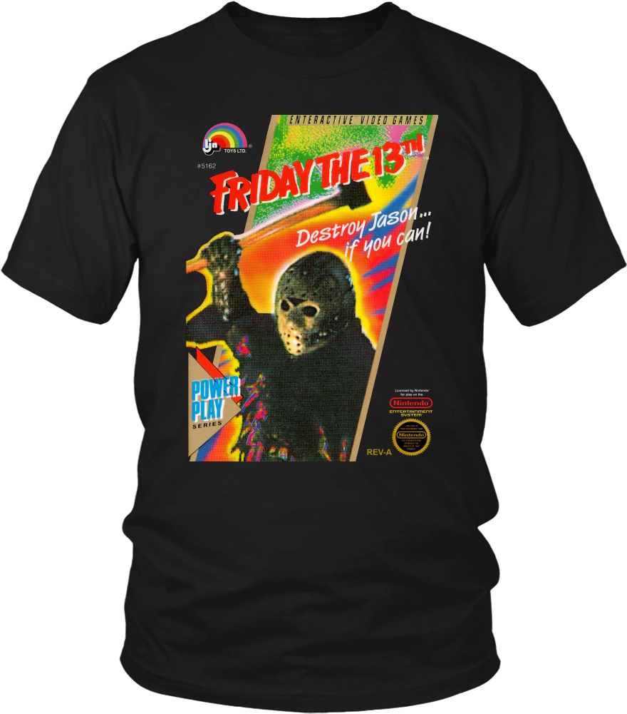 Fridaythe13th Video Game T Shirt PNG